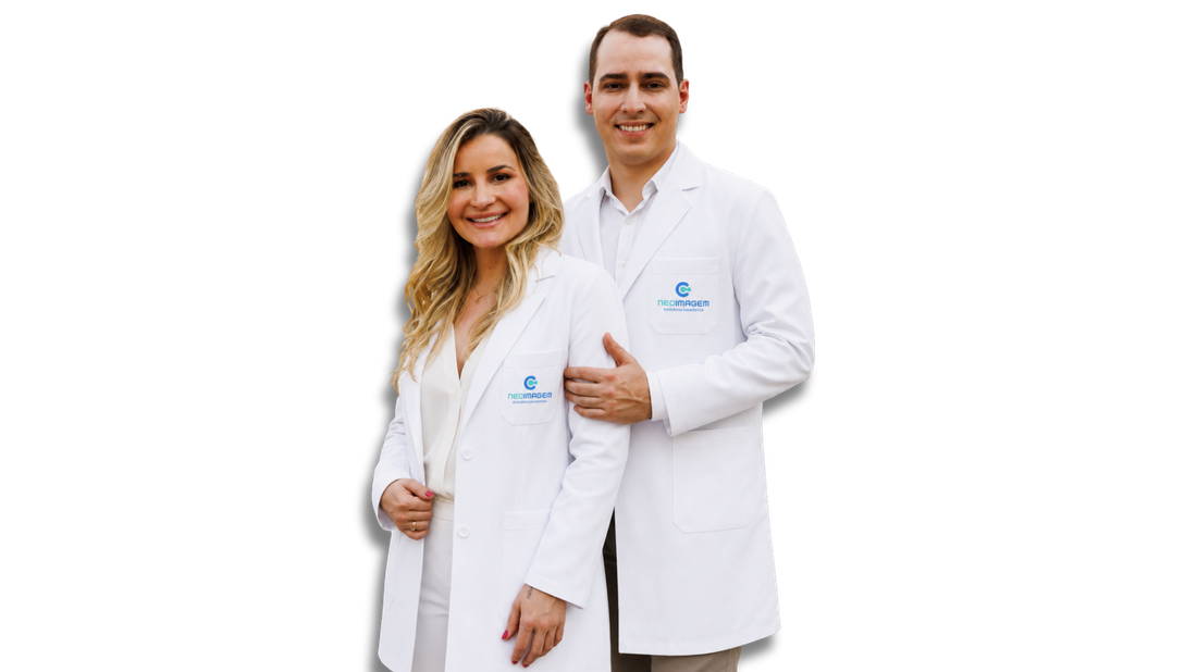 Dr. Murilo Campos e Dra. Patrícia Zuffo, fundadores da Neo Imagem Radiologia